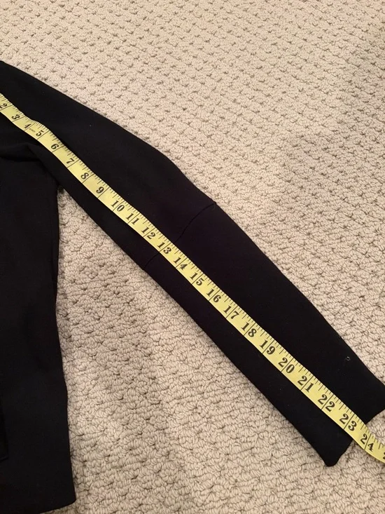 Helmut Lang Black Asymmetrical Zip Cotton Moto Jacket - Picture 9 of 11